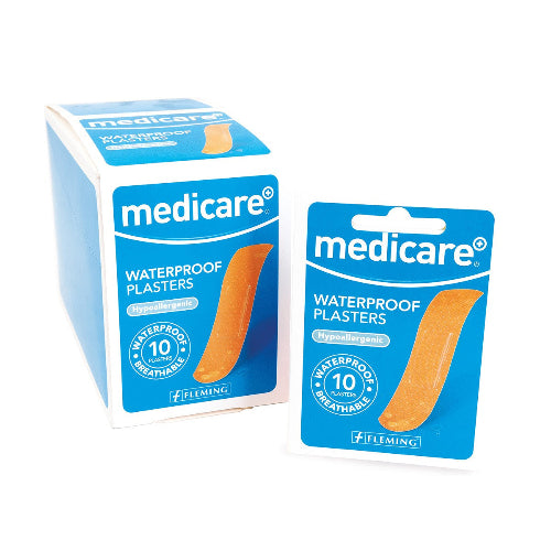 Medicare Waterproof Plasters 10 pack