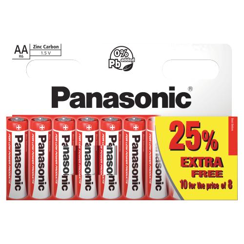 PANASONIC AA ZINC 10S (25% EF)