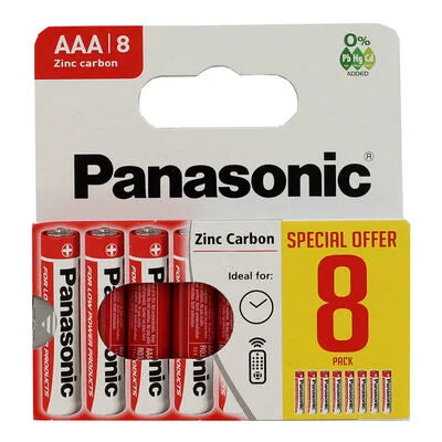 Panasonic AAA Batteries 8pk