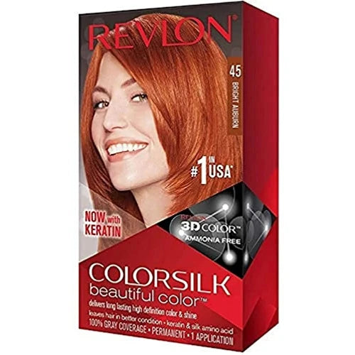 Revlon Colorsilk Beautiful Color Permanent Hair Color 49 Auburn Brown