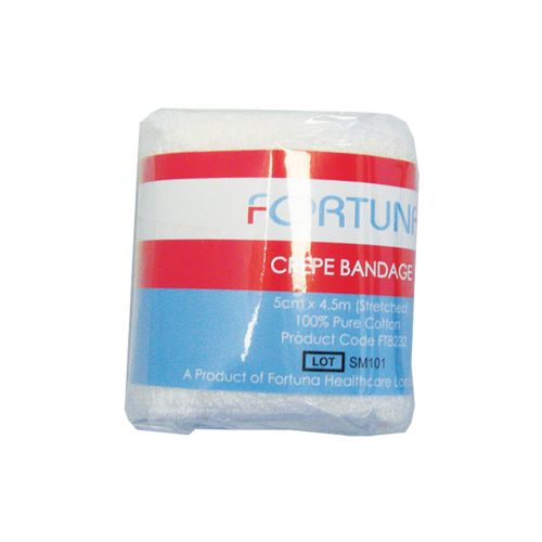 Fortuna Crepe Bandage 5cm X 4.5m (stretched)