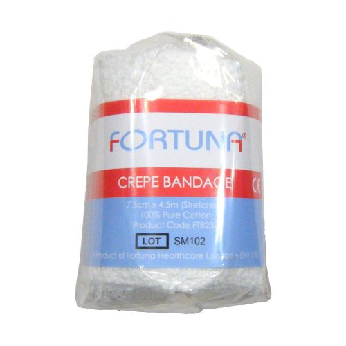 Fortuna Crepe Bandage 7.5cm X 4.5cm (stretched)