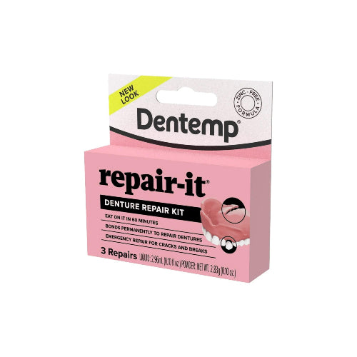 Dentemp Repair-It Denture Repair Kit -3 Repairs