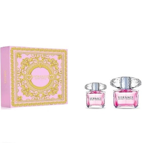 Versace Bright Crystal 90ml Eau De Toilette Spray + 30ml Eau De Toilette Spray Gift Set 2023