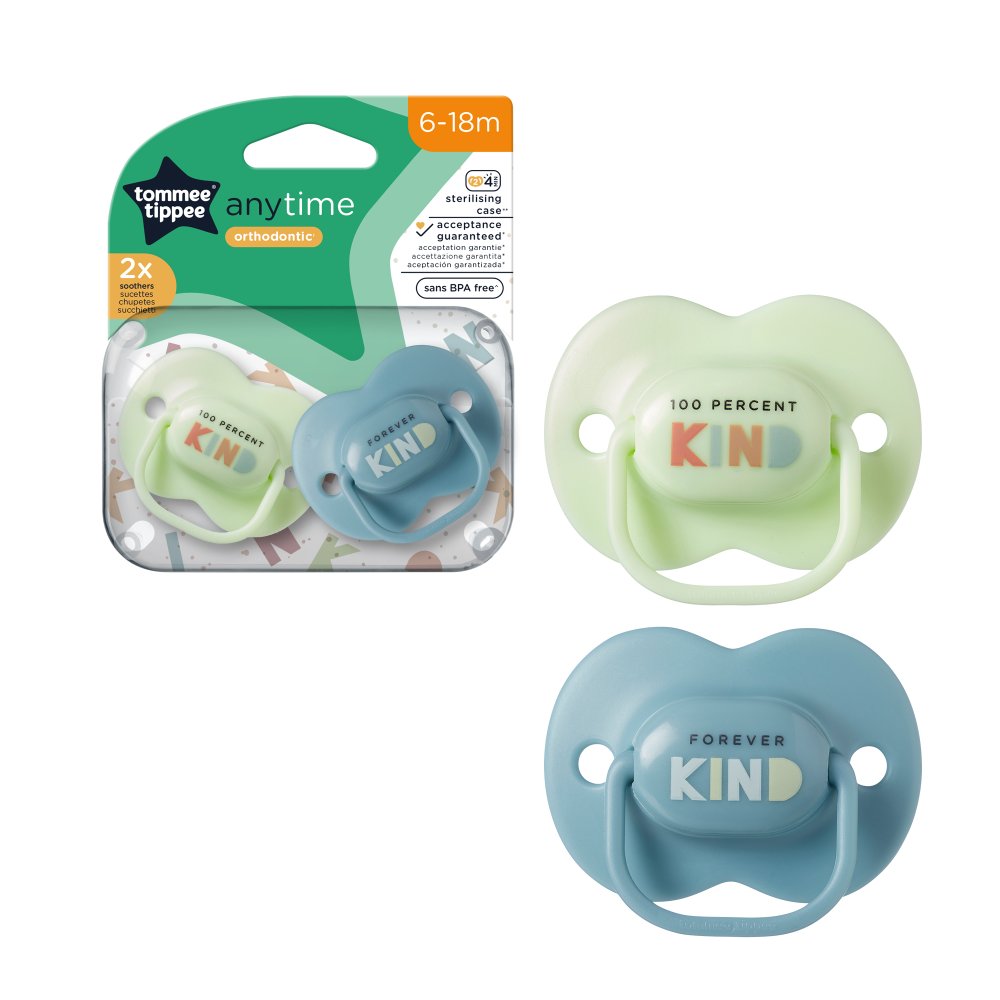 Tommee Tippee Orthodontic 2 Soothers 6-18m