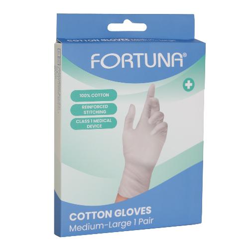 Cotton Gloves  Medium-Large 1 Pair