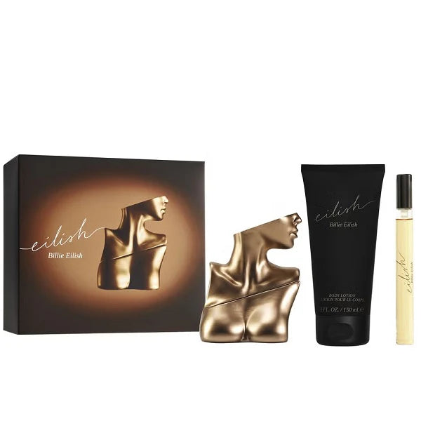 Billie Eilish 100ml EDP Spray + 150ml Body Lotion + 10ml EDP Spray Gift Set