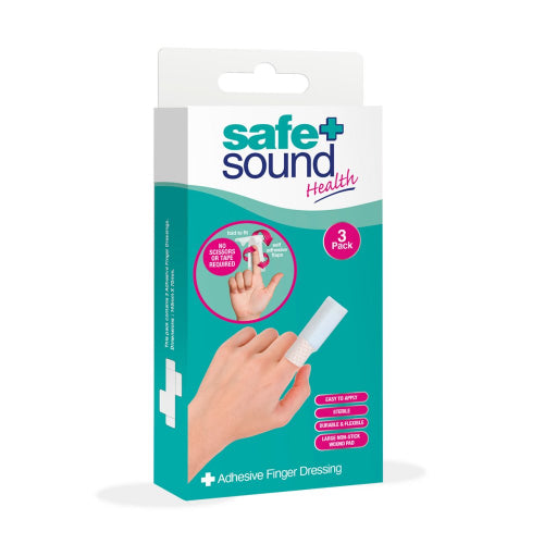 Safe + Sound Finger Dressing Adhesive 3 Pack