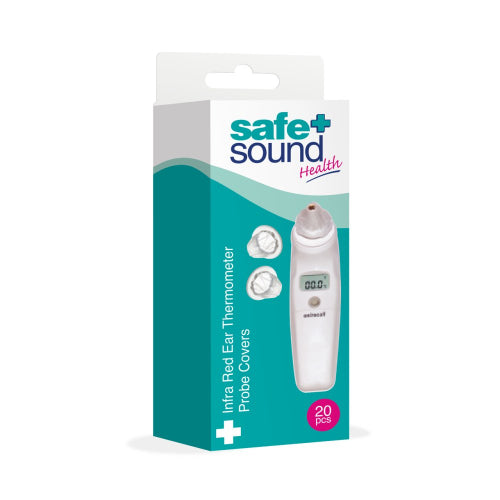 Safe & Sound Health Infra-Red Ear Thermometer Probe 20 Covers