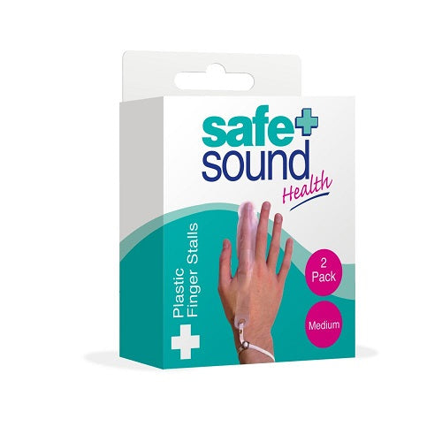 PLASTIC FINGERSTALL MEDIUM 2 PACK