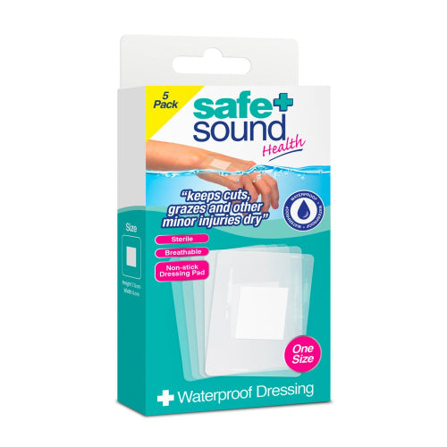 Safe & Sound Waterproof Film Dressing 5 pack