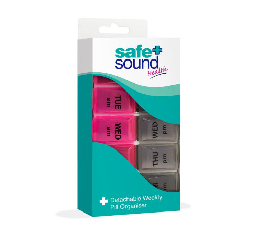 Safe + Sound Pill Box 7 Day Detachable
