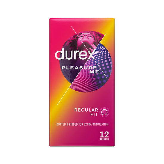 Durex Pleasure Me Ribbed & Dotted 12 Condoms For Extra Stimulation