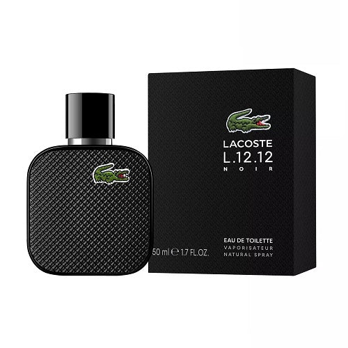 Lacoste L.12.12 Noir 50ml Eau De Toilette Spray