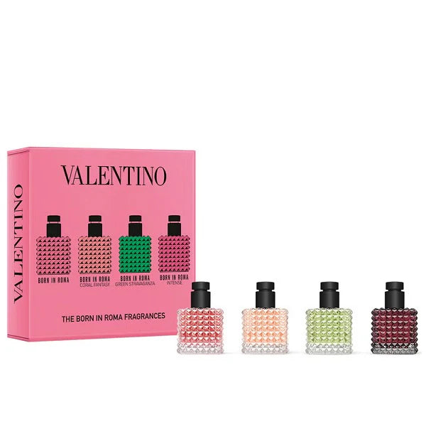 Valentino Born In Roma 4 x 6ml Eau De Parfum Splash Gift Set 2025