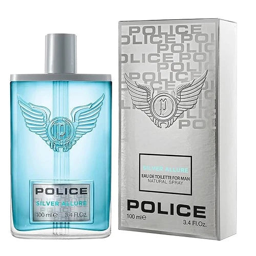 Police Silver Allure For Men 100ml Eau De Toilette Spray