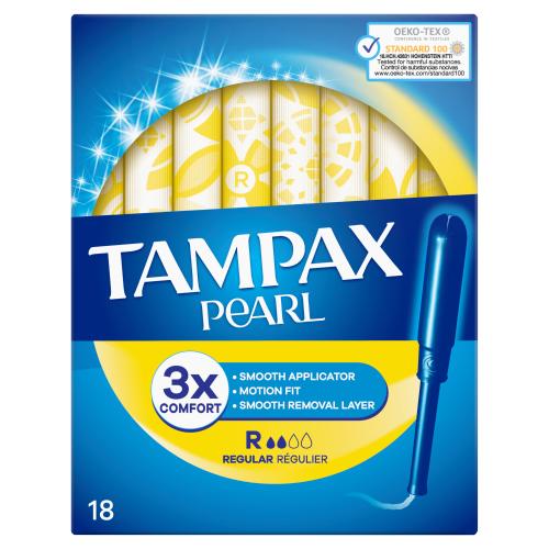 TAMPAX PEARL REGULAR PACK 18