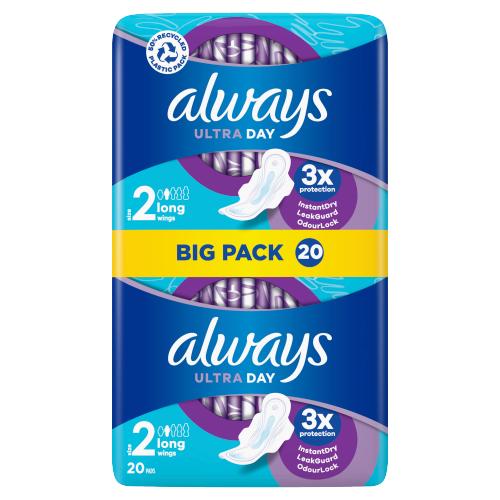 Always Ultra Day 20 Pads Duo Long Plus