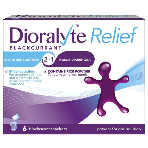 Dioralyte Relief Blackcurrant 6 Sachets