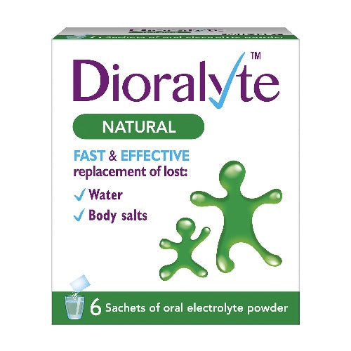 Dioralyte Natural 6 Sachets