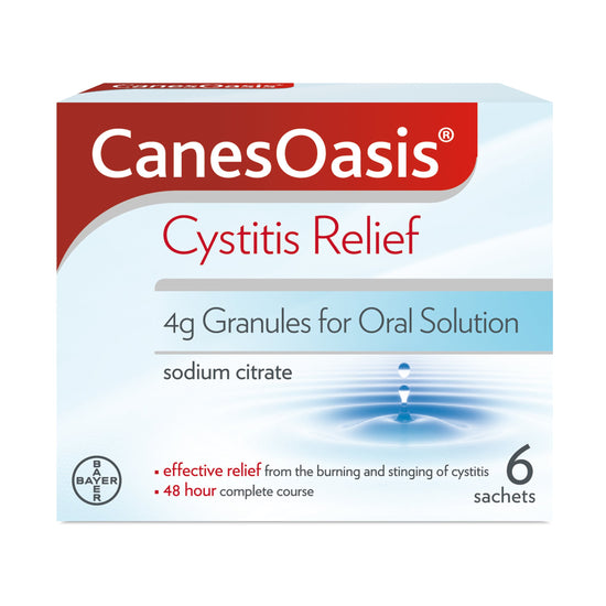 Canesoasis Cystitis Relief - 6 Sachets Cranberry Flavor