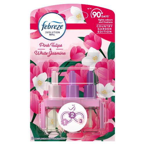 FEBREZE 3VOLUTION  PINK TULIPS & WHITE JASMINE REFILL 20ML