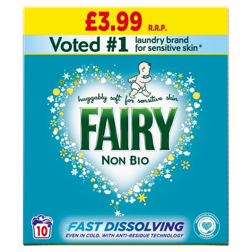 Fairy Non Bio Washing Powder 10 washes