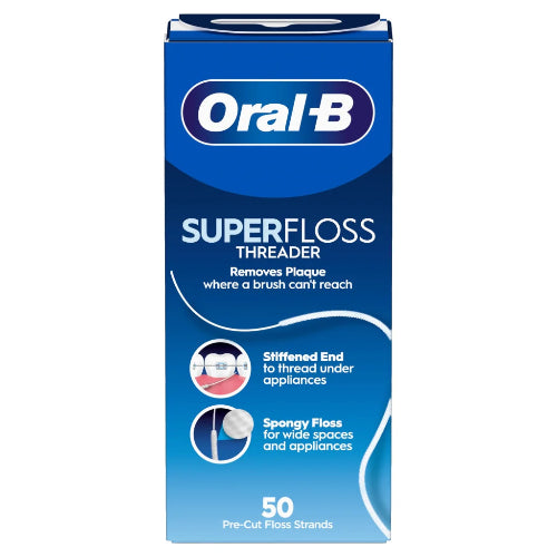 Oral -B Super Flosser Threader 50 Pre-cut