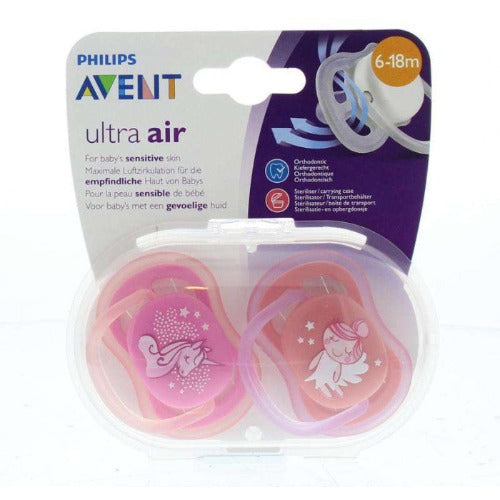 Avent Ultra Air 6-18m+ Soothers 2s