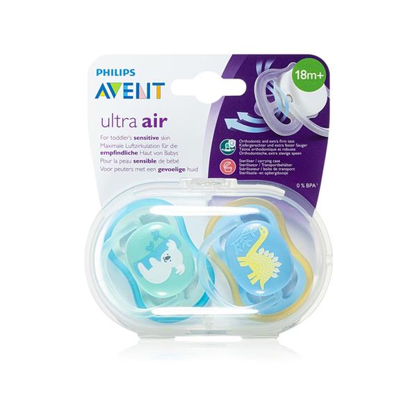 PHILIPS AVENT SCF349/11 ULTRA AIR DUMMY 18+ MONTHS, BREATHABLE ORTHODONTIC