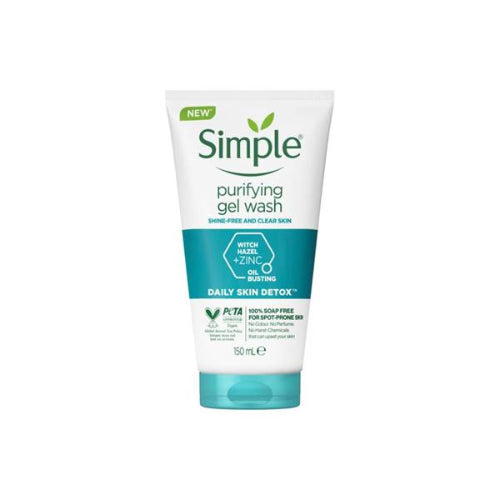 Simple Daily Skin Detox Purifying Facial Wash 150ml