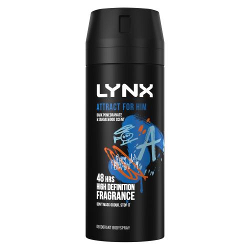 LYNX BODY SPRAY ATTRACT 4 HIM 150ML