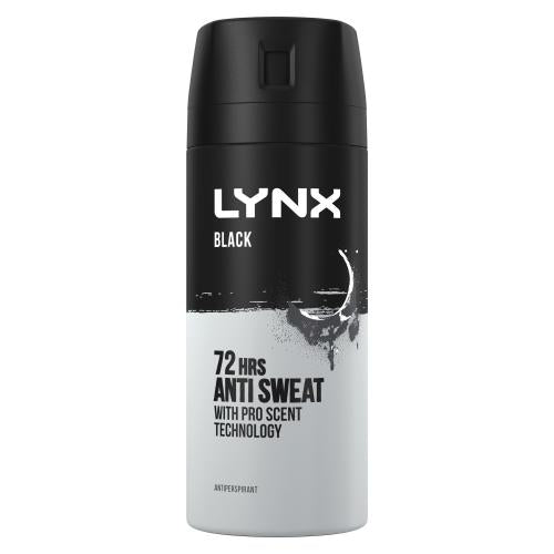 LYNX ANTI-PERSPIRANT BLACK 150ML