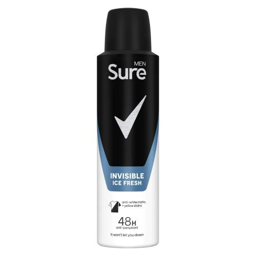 SURE MEN APA INVISIBLE ICE 150