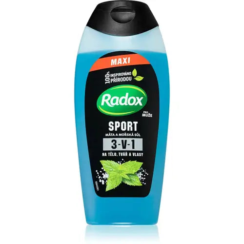 RADOX MEN SPORT MINT & SEA 3IN1 S/GEL 400ML