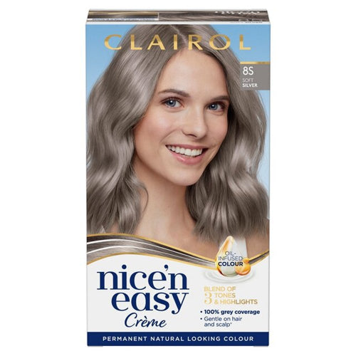 Clairol Nice'n Easy 8S Soft Silver