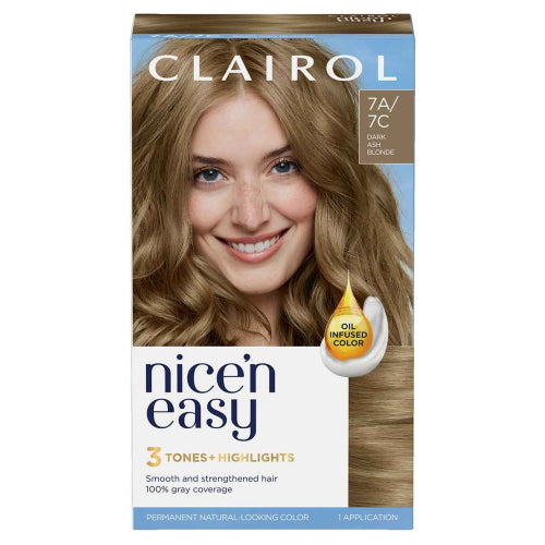 Clairol Nice N Easy Dark Blonde 7A/ 7c Dark Cool Blonde