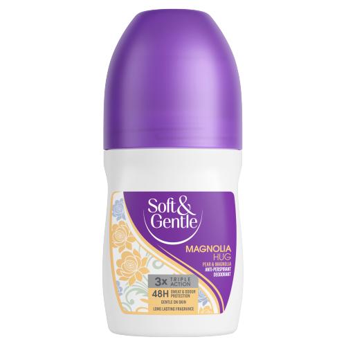 SOFT&GENTLE MAGNOLIA HUG ROLL ON 50ML