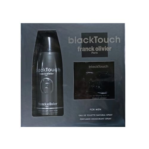 Franck Olivier Black Touch 100ml Edt + 250ml Deodorant  Set 2024