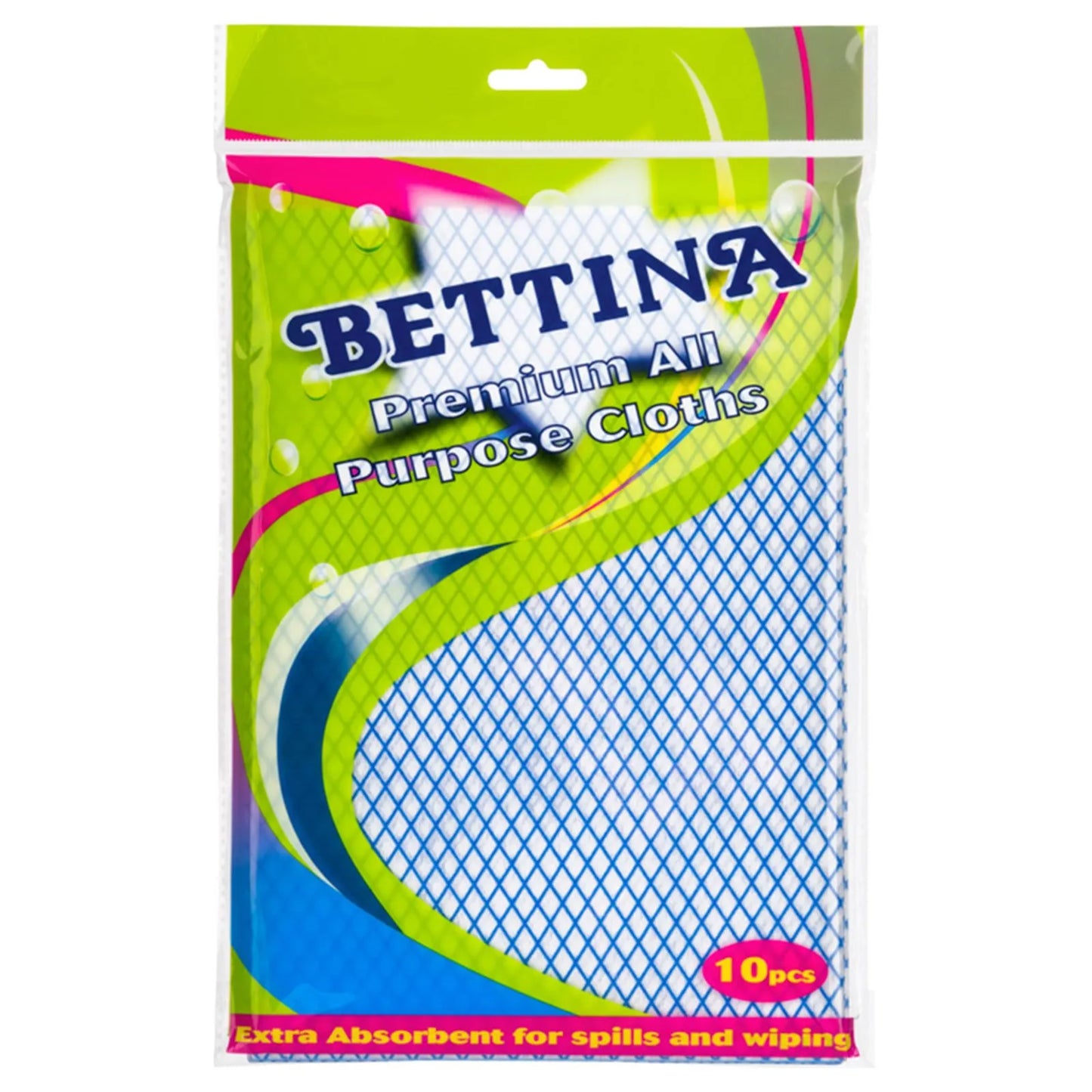 Bettina All Purpose 10 Pack Cloths