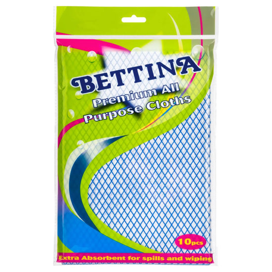 Bettina All Purpose 10 Pack Cloths