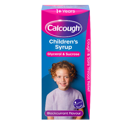 Calcough Childrens Syrup Blackcurrant Flavour - 125ml