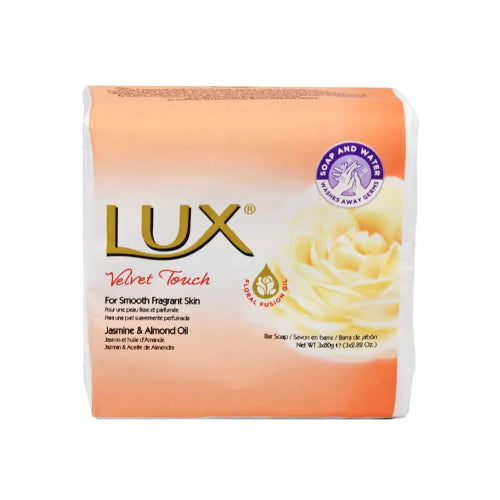 Lux Soap Bar Velvet Touch Jasmine & Almond Oil 3x80g