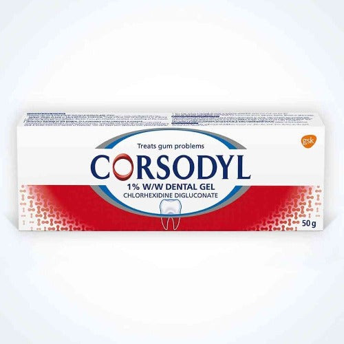 Corsodyl 1 % Dental 50g Gel