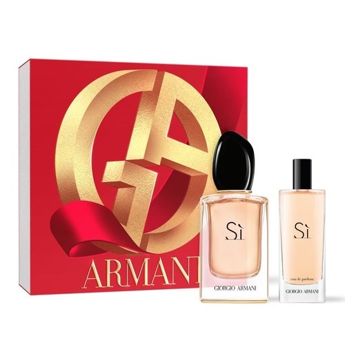 Armani Si 50ml Eau De Parfum & 15ml Eau De Parfum Spray Gift Set