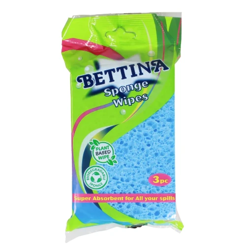 Bettina Cellulose 3 Pack Sponge Wipes