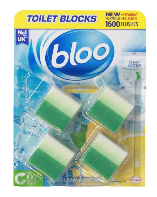 Bloo 4x50g Toilet Cistern Cube Citrus 200G