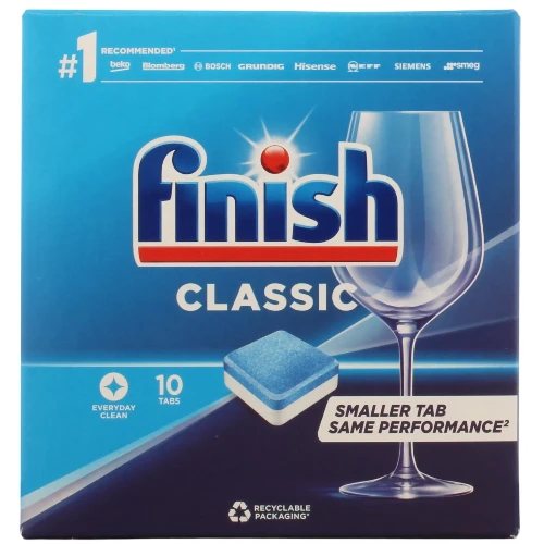 FINISH DISHWASHER TABLETS CLASSIC REGULAR 10'S