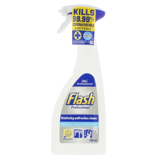 FLASH PRO DISINFECTING MULTI SUR CLEANER 750ML