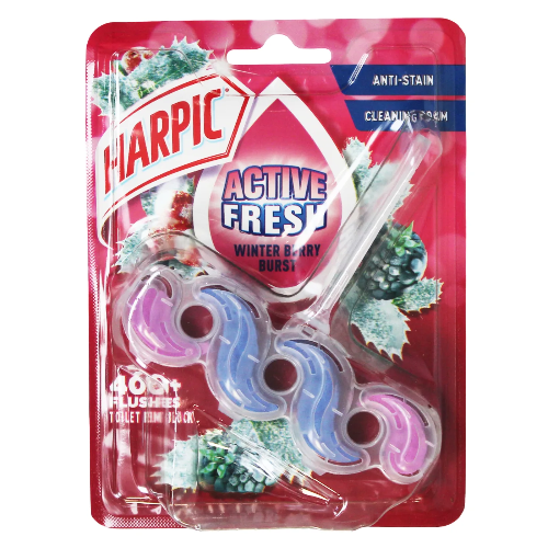 Harpic Active Fresh Berry Burst Toilet Block 35g
